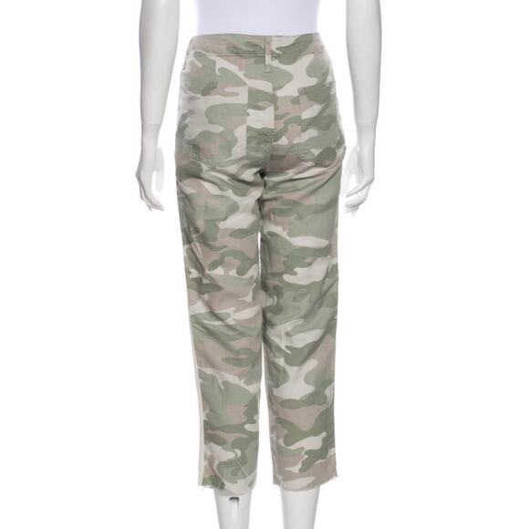 MOTHER the shaker chop crop Camo fray Pants - Picture 5 of 10